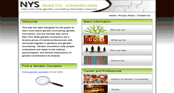 Desktop Screenshot of nysgeneticcounselors.org